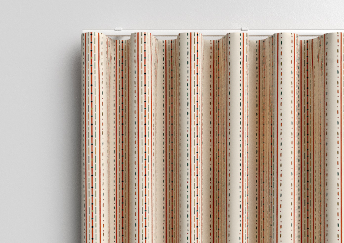 May Day, Stripe Spice - Made to Measure Curtains - Image 13